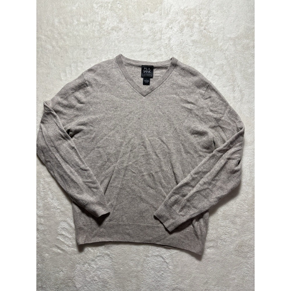 Jos A Bank Travelers 100% Cashmere Sweater Size Large